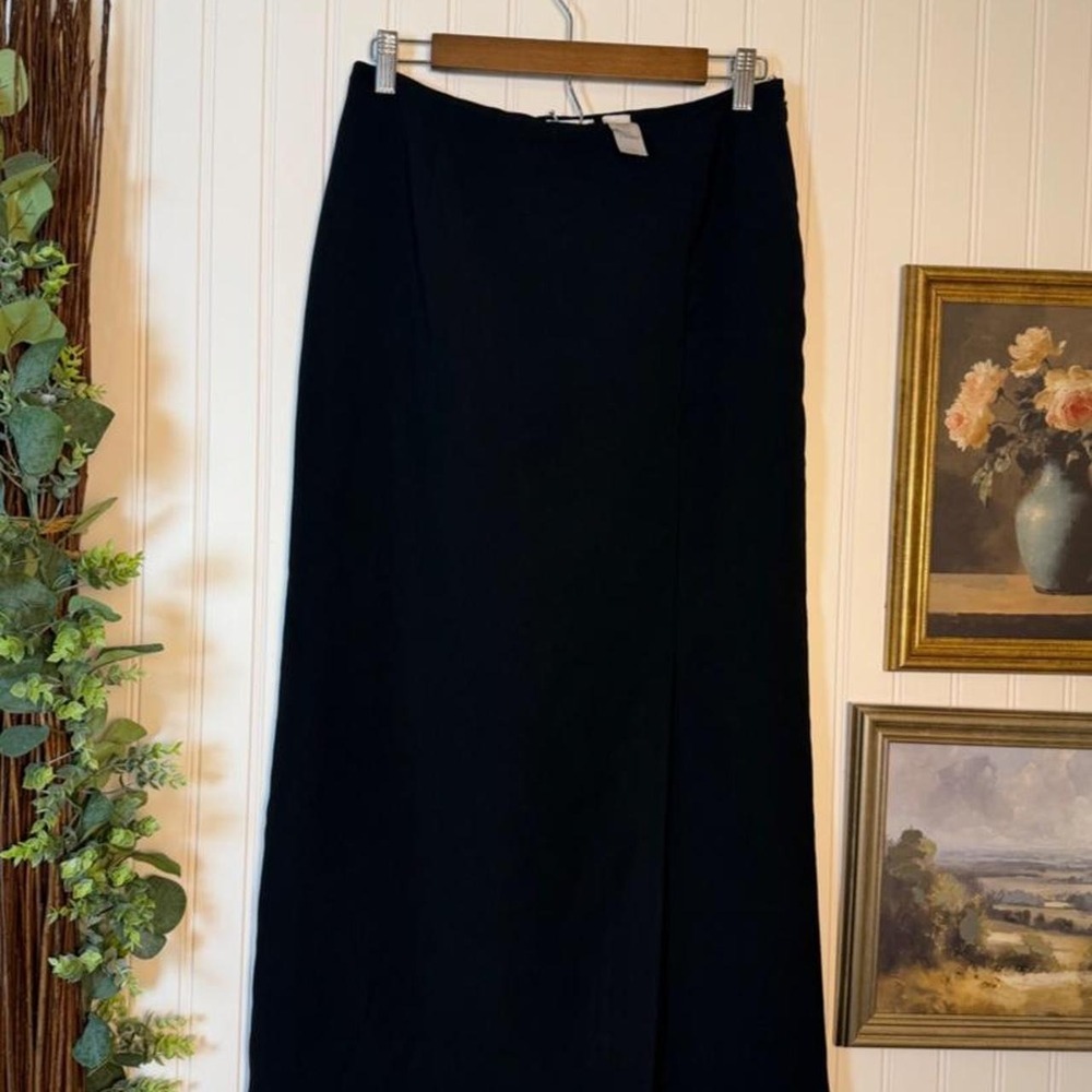 Emma James Black Midi Pencil Skirt Size 8 (28"waist)